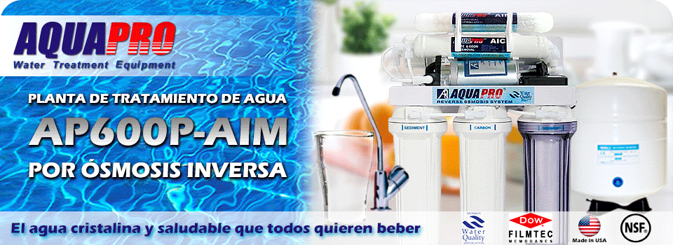 Planta de Osmosis Inversa Automática – AGUA CORP. Sistemas de tratamiento  de agua